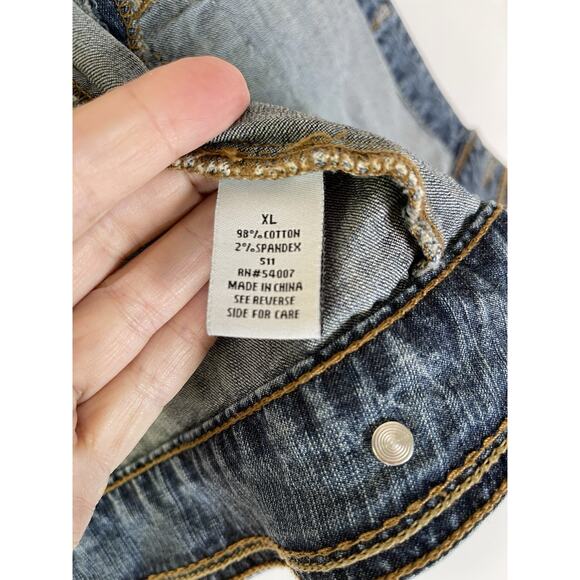 CAbi Denim Jean Jacket Womens Size XL Blue Button Pockets #511 EUC - Picture 4 of 9